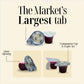 PACK IT HUB Pre-Filled Communion Cups Set - 100 Larger Tab Wafer Cups - Polypropylene - Transparent - Model MM100