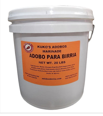 Birria Adobo Marinade Concentrate Chili Paste Commercial Use Bulk Tacos Quesadillas