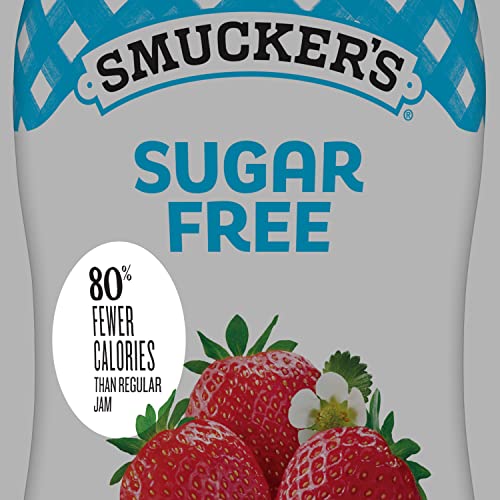 Smuckers Sugar Free Strawberry Squeezable Jam, 16.5 Ounce