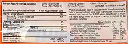Ovaltine Biscuits, 150-Gram Packages - Pack Of 6 (120 Biscuits)