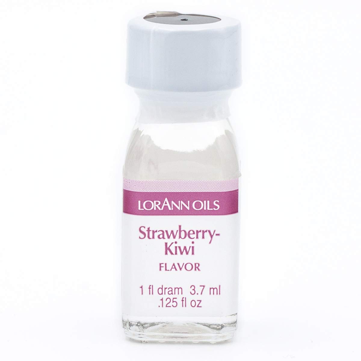 Lorann Strawberry-Kiwi Ss Flavor, 1 Dram Bottle (.0125 Fl Oz - 3.7Ml - 1 Teaspoon) - 2 Pack