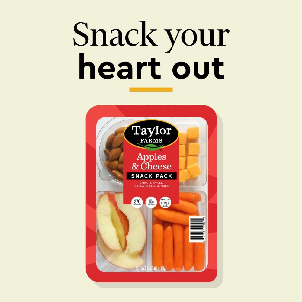 Taylor Farms Apples and Cheese Snack Pack, 5.75 Ounce