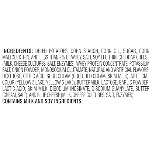 Baked, Ruffles Cheddar & Sour Cream, 0.8 Ounce (Pack of 60)