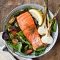 Northwest Wild Foods Fresh Frozen Wild Alaskan King Salmon - Boneless, Skin-On Portions Oily Healthy Omega-Rich Sustainably Harv
