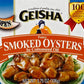 GEISHA Smoked Oysters in Cottonseed Oil, 3.75 oz - Pack of 1, Model 601