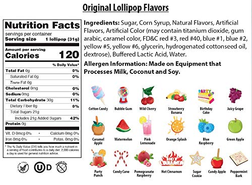 10Ct. Cotton Candy Lollipop Bag (Cotton Candy)