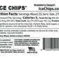 ICE CHIPS Xylitol Candy Tins - Strawberry Daiquiri Flavor, 3 Pack