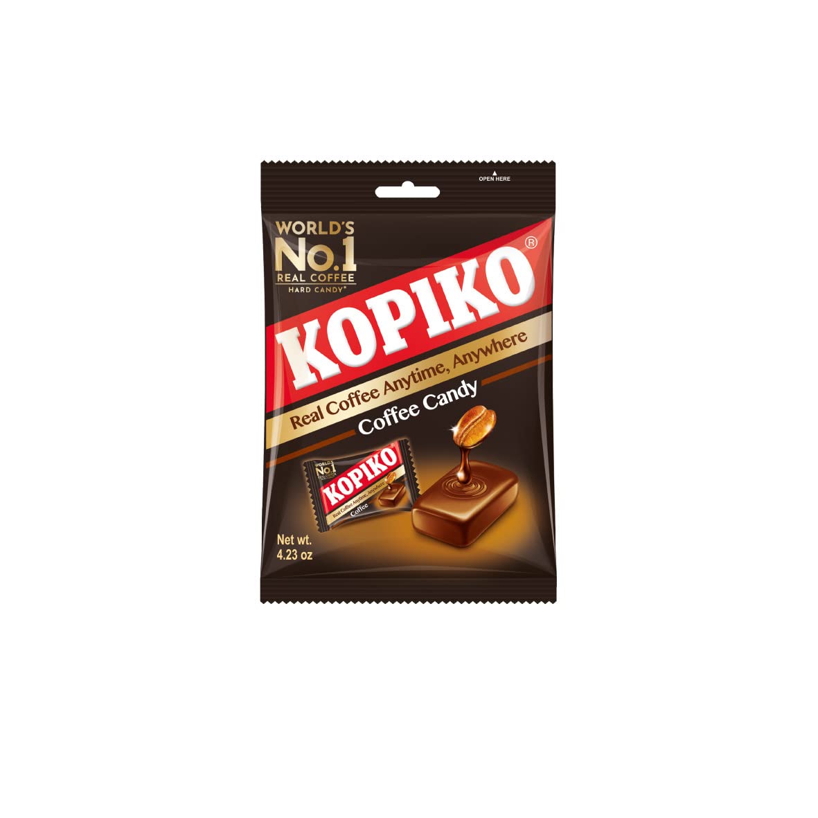 Kopiko Coffee Candy - Your Take-Out Pocket Coffee For Every Occasion - Hard Candy Made From Indonesias Coffee Beans - Contains R