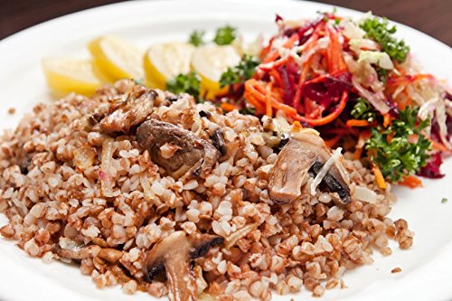 Food to Live Organic Buckwheat Kasha (Grechka, Toasted Whole Groats, Non-GMO, Kosher, Sirtfood, Bulk) by Food to Live - 5 Pounds