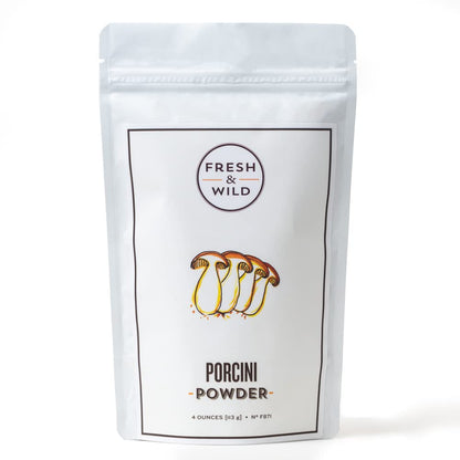 Fresh & Wild | Dried Porcini Powder | All Natural, Vegan, Gluten-Free | For Cooking in Pasta, Risotto, Soup, Casseroles and More