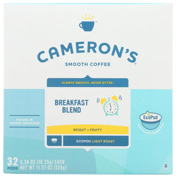 Cameron'S Coffee Single Serve Pods, Breakfast Blend, 32 Count (Pack Of 1)