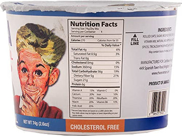 Foska Oatmeal Instant Porridge, Original, 2.6 Ounce (Pack of 12)