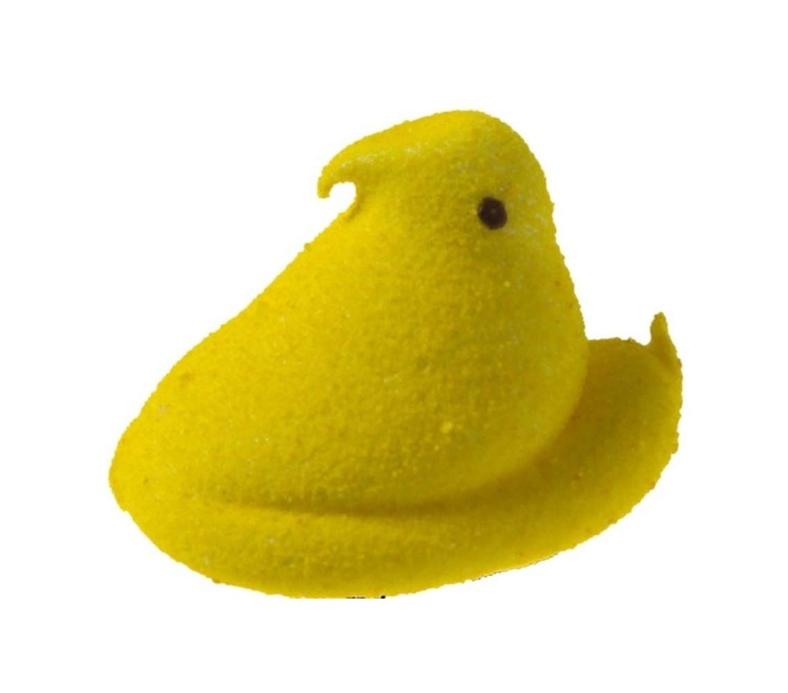 Peeps Easter Marshmallow Yellow Chicks Candy Basket Stuffers, 3 Ounces, Pack Of 2