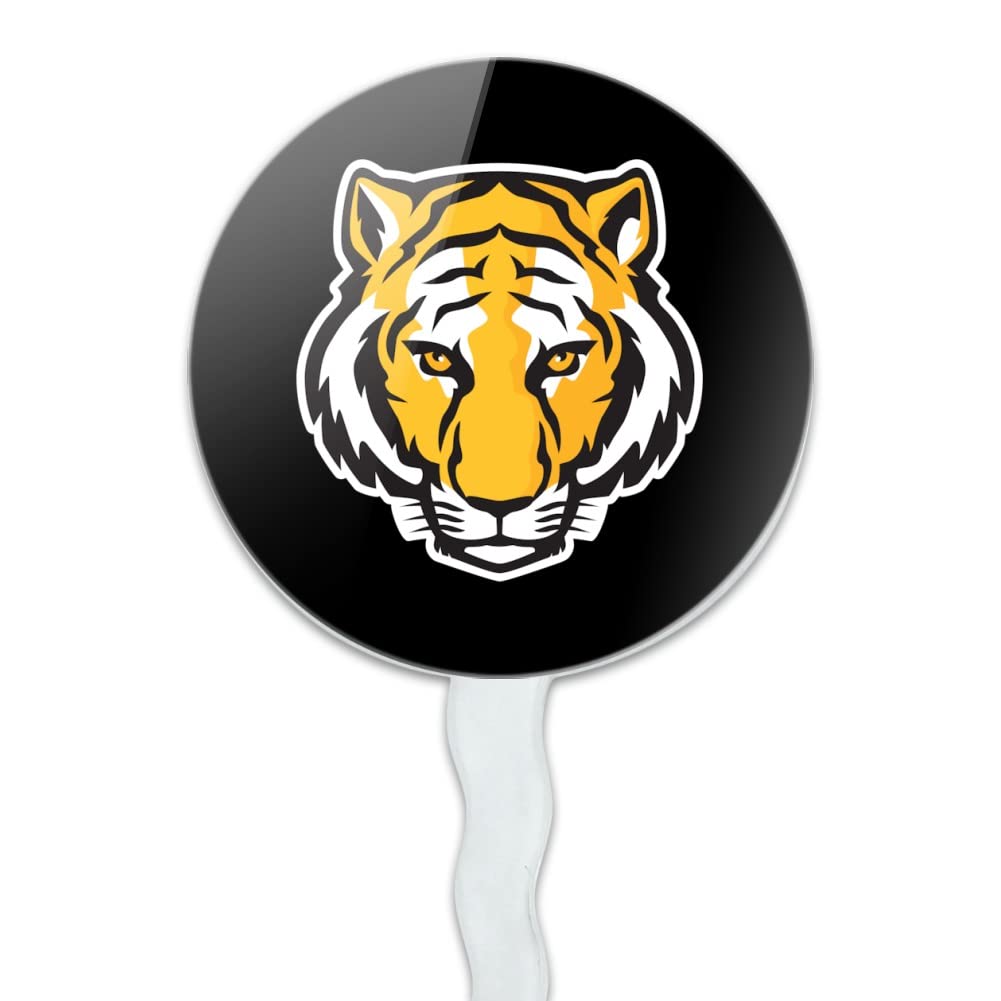 GRAPHICS & MORE Cupcake Picks Set of 6, Acrylic, DePauw University, One Size, Model CUPCAKE.ROUND.CLCDPW.Z008466