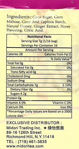 Honey Ginger Candy 1-Pack 4Oz