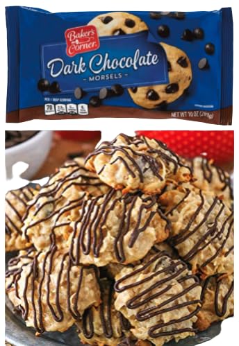 Gourmet Baking Morsel Chips 10-12 Oz Butterscotch, White, Semi-Sweet, Dark, Belgian Premium Chocolate Chips Includes ( 2 Bags )