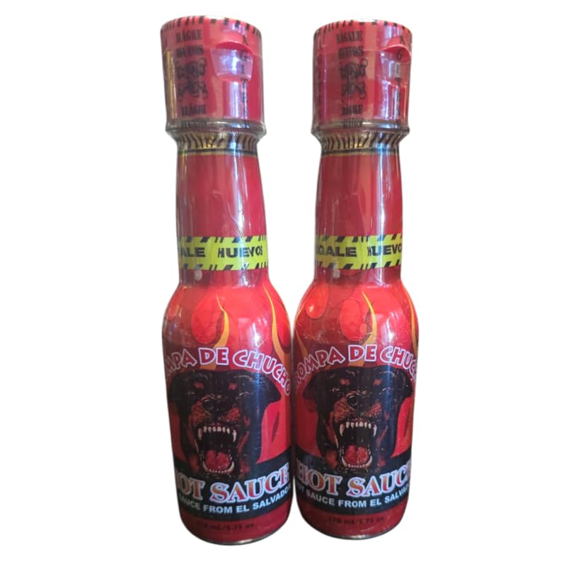 Trompa De Chucho Salsa mas picante de El Salvador Imported by TDP Specialties 6 oz bottles 2 pack