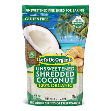 Lets Do Organics Organic Shredded - Coconut - Case Of 12 - 8 Oz(D0102H5W1Xj)