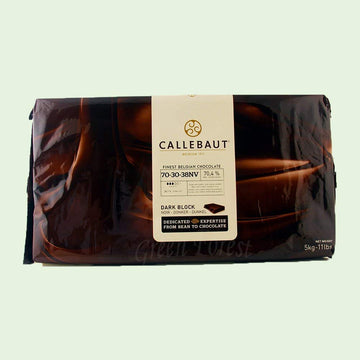 Callebaut Finest Belgian Dark Chocolate Baking Block - 70.5% - 1 Block, 11 Lbs