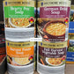Deutsche Kuche 4 Kinds of Soup: Hearty Pea, German Bean, Harvest Potato, Fall Harvest Vegetable, 28oz 794g (Four Cans)