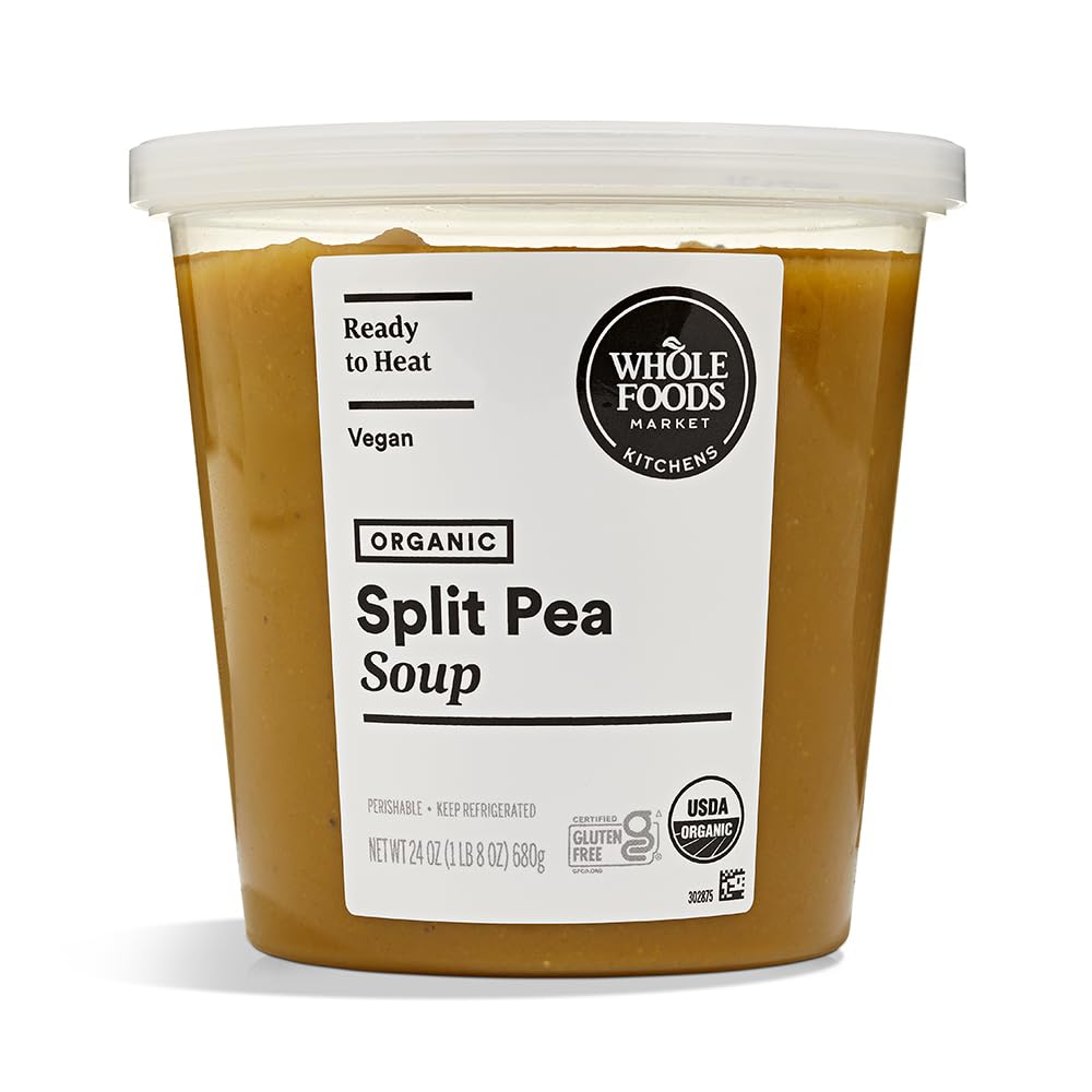 Whole Foods Kitchens, Soup Vegan Split Pea, 24 Ounce