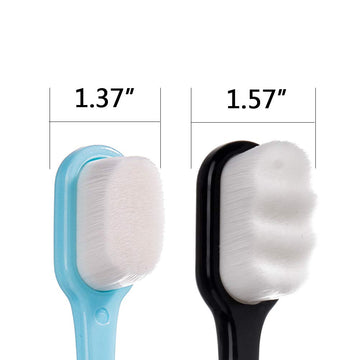 Di Qiu Ren Extra Soft Toothbrush For Sensitive Gums, Manual Toothbrush With 8 Tubes Of 10000 Soft Floss Bristle For Gum Care, Pr