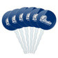 GRAPHICS & MORE Cupcake Picks Toppers Set of 6, Acrylic, One Size, Drake University Design