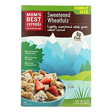 Moms Best, Cereal Sweetened Wheatfuls, 24 Ounce