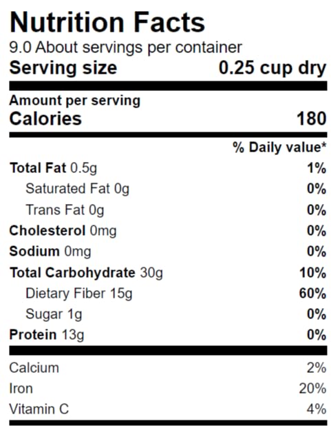 Generic Simple Truth Organic Green Lentils Non-Gmo 16 Oz, (Pack Of 4)