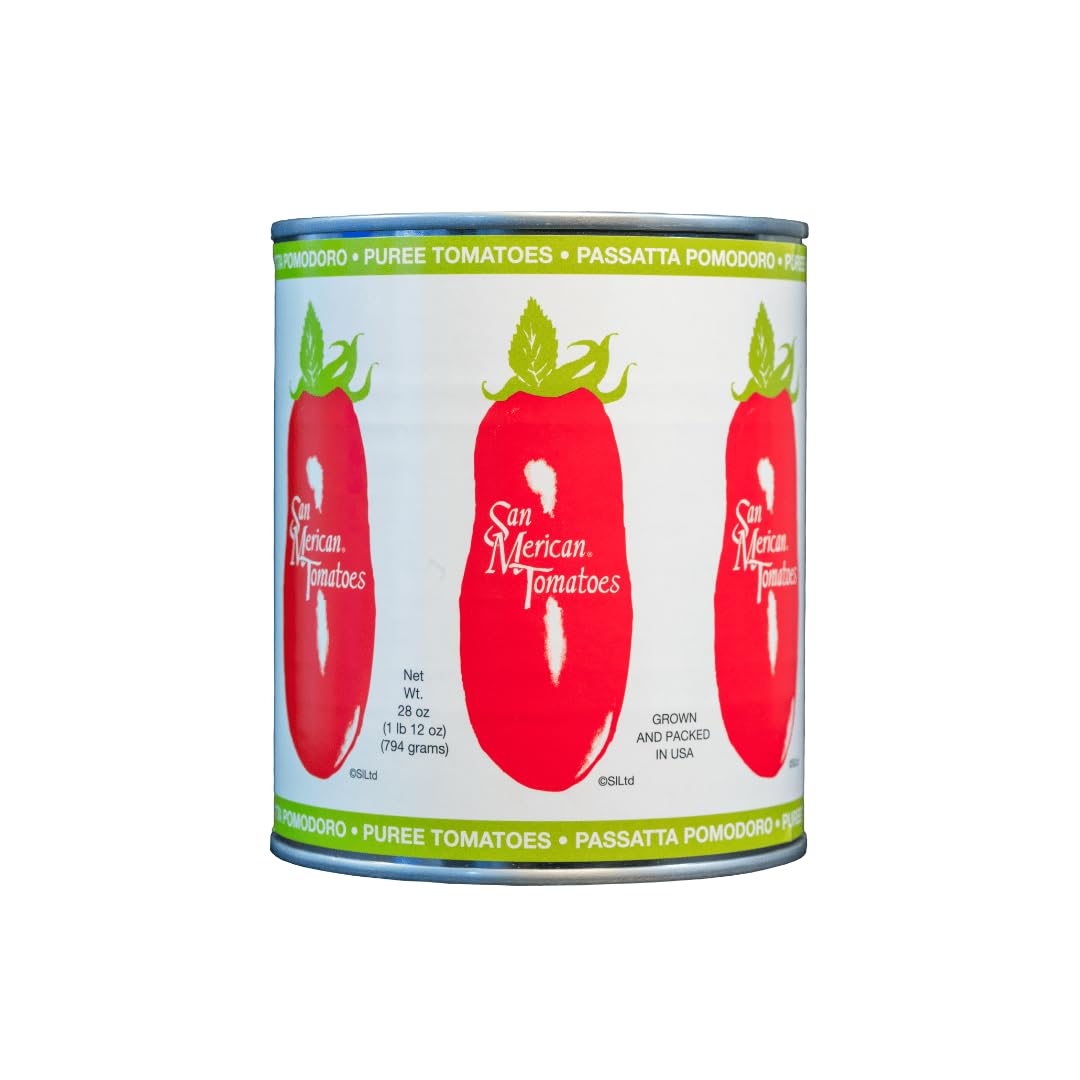 SMT SAN MERICAN TOMATO Puree Tomato, 28 OZ