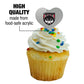 GRAPHICS & MORE Cupcake Picks Set of 6, Acrylic, Western Oregon University Design