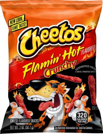 Cheetos Flamin' Hot Crunchy 2.0 Oz (Pack Of 5)