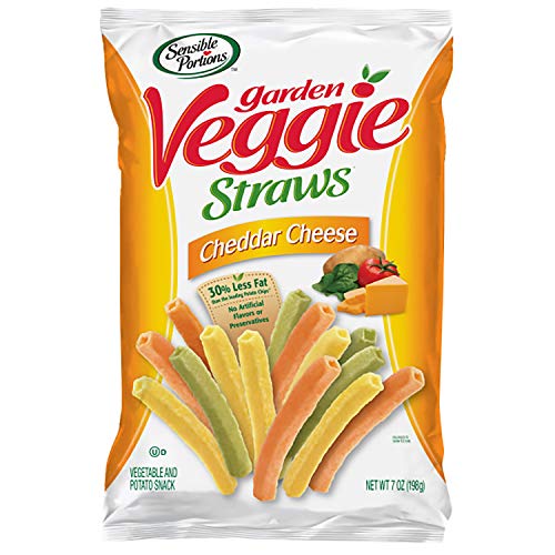 Sensible Portions Garden Veggie Straws, Cheddar Cheese, 7 Oz.