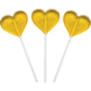 Fruidles Lollipops Mini Heart Shaped Flavored Delicious Lollipop, Individually Wrapped, 5G Lollipop (1200 Lollipops, Lemon)