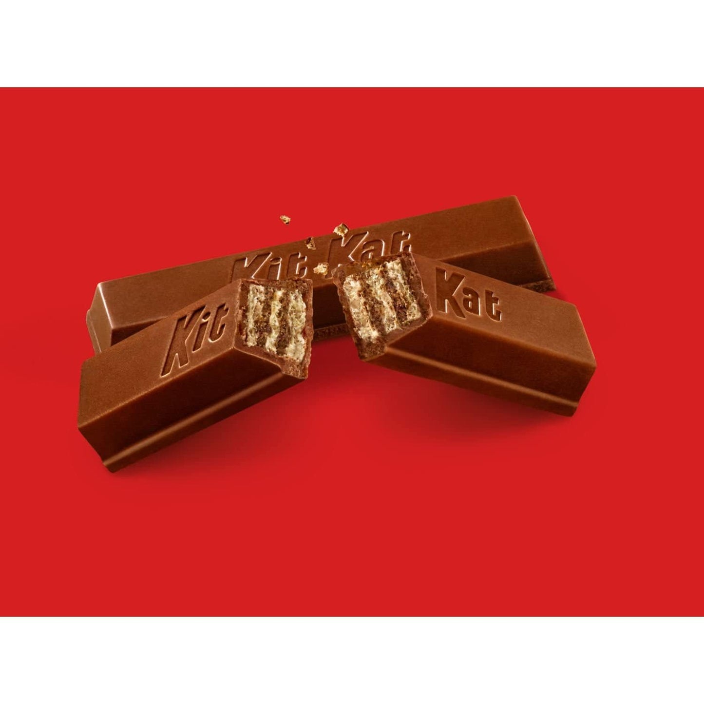 Yummy Chew KitKat Milk Chocolate Snack Size Candy Bars - 60 Individually Wrapped, 2 Pounds, Brown