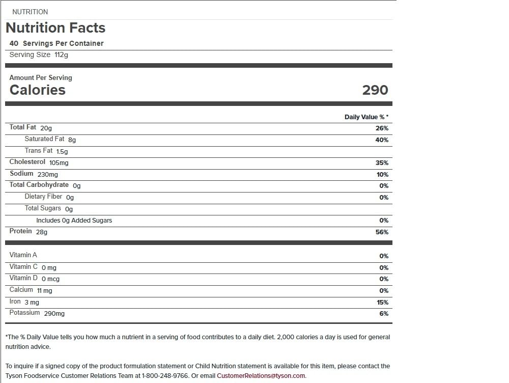 Ball Park Fully Cooked Flame Grilled Beef Burger, 10 Pound -- 1 each.