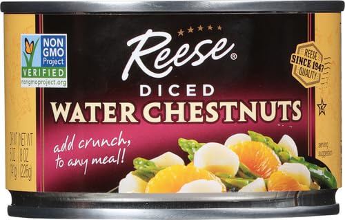 Reese Diced Water Chestnuts - 8 Ounces