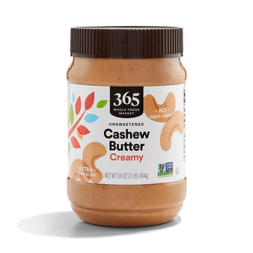 365 by Whole Foods Market Creamy Cashew Butter, 16 Ounce, Pack of 1