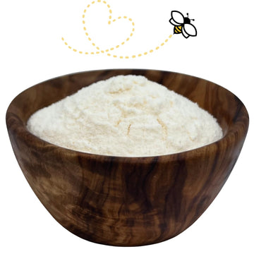 Raw Essentials Honey Powder - 8 Ounce - Natural Sweetener for Beverages, Bread, and Desserts - Distinct Honey Flavor