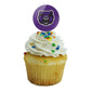 University Of Central Arkansas Primary Logo Cupcake Picks Toppers Decoration Set Of 6