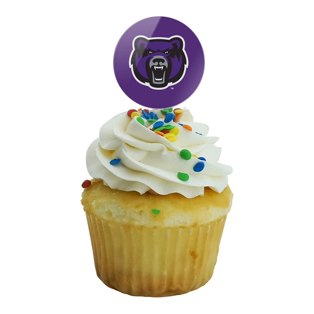 University Of Central Arkansas Primary Logo Cupcake Picks Toppers Decoration Set Of 6