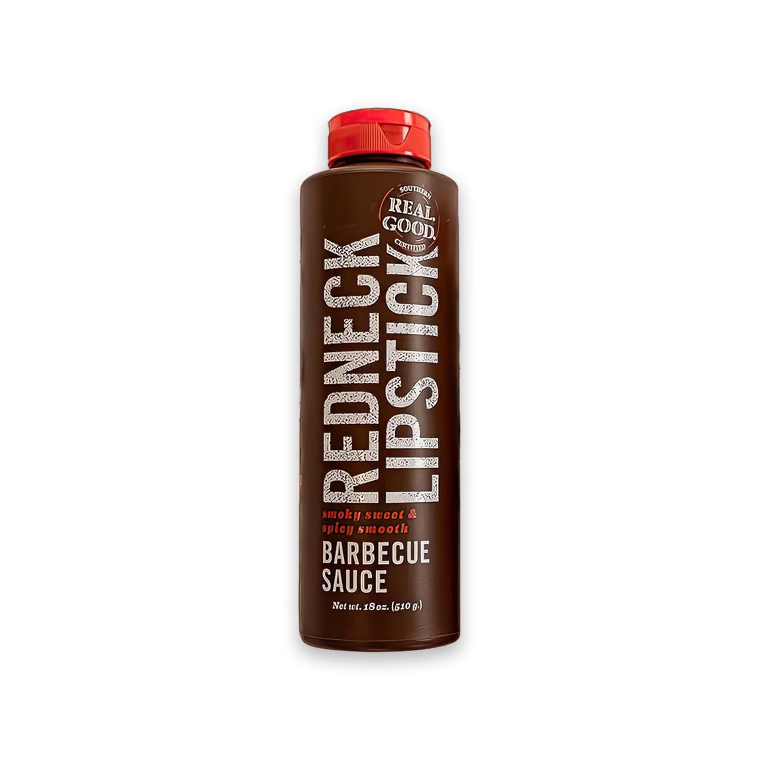 Redneck Lipstick BBQ Sauce, Smoky Sweet and Spicy, 18 oz (1 Pack)