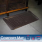 Durable Vinyl Heavy Duty Diamond-Dek Sponge Industrial Anti-Fatigue Floor Mat, 3' X 5', Black