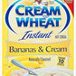cream Of Wheat Bananas & cream Instant Hot cereal 10 count 12.3oz Box (Pack of 3)