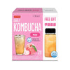 KAYFOOD Garden Daily Kombucha Tea Powdered Mix, Probiotics & Prebiotics, 20 Sticks with Bottle (3.52oz), Zero Sugar, Diet Bevera