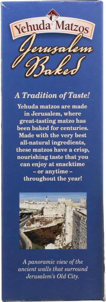Yehuda Unsalted Matzo Thins 10.5 Ounce -- 24 Per Case