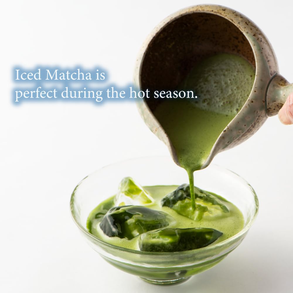 enhanced Ceremonial Matcha Green Tea Powder from Japan | Matcha KIMIKURA | Japanese Tea KIMIKURA (100g pack)