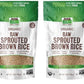 Now Foods, Organic Sprouted Brown Rice, Raw, Gluten-Free And Whole Grain, 16-Ounce (Packaging May Vary) (Pack Of 2)