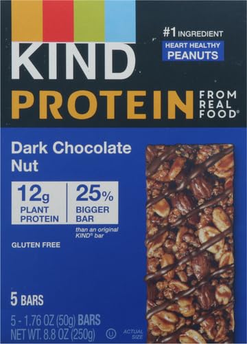 KIND Protein Bar, Dark Chocolate Nut, 1.76 oz (Pack of 5)