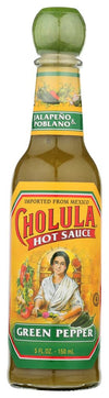 Cholula Green Pepper Hot Sauce, 5 Fluid Ounce - 12 per case.